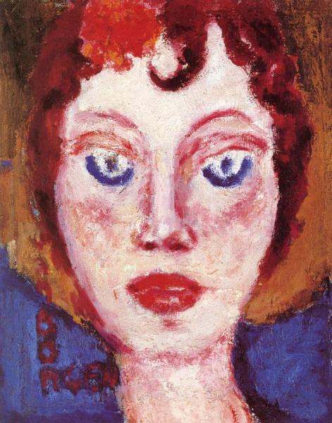 Woman's Head by Kees Van Dongen