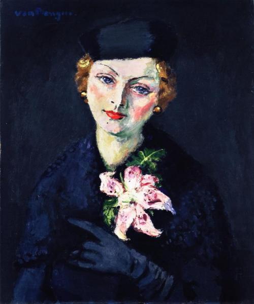 Woman With An Orchid by Kees Van Dongen