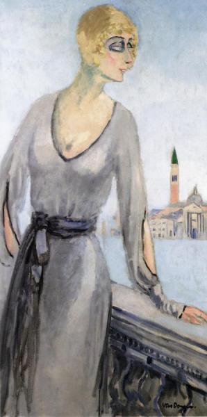 Young Woman Standing, Venice by Kees Van Dongen