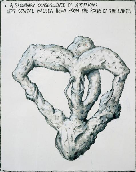 A Secondary Consequence Of Addition : J.p.s' Genital Nausea Hewn From The Rocks Of The Earth, 2001 by Keith Tyson