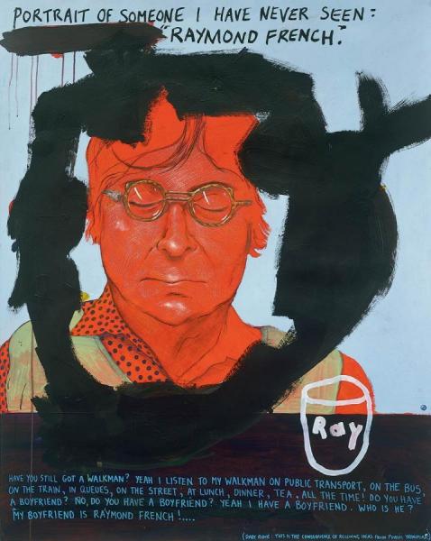 Keith Tyson Portrait Of Someone I Have Never Seen: Raymond French, 2001