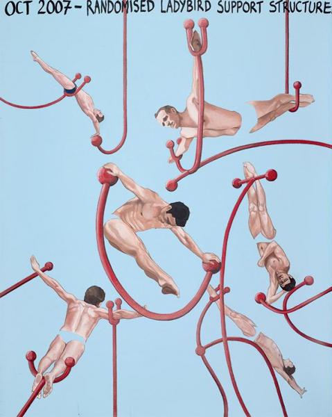 Randomised Ladybird Support Structure, 2007 by Keith Tyson