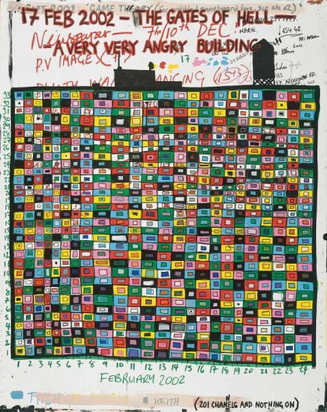 The Gates Of Hell: A Very Very Angry Building, 2002 by Keith Tyson