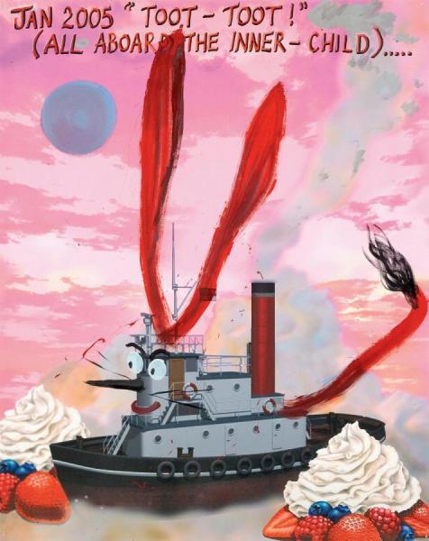 "toot - Toot!" (all Aboard The Inner-child), 2005 by Keith Tyson