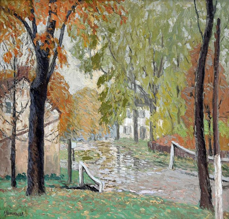 Old Center Bridge Hotel by Kenneth Nunamaker