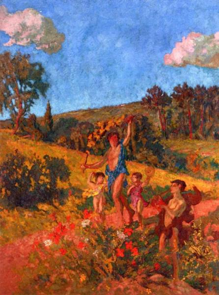 Ker Xavier Roussel Nymph And Cupids