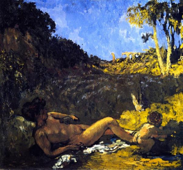 Nymph With Child At The Spring by Ker Xavier Roussel