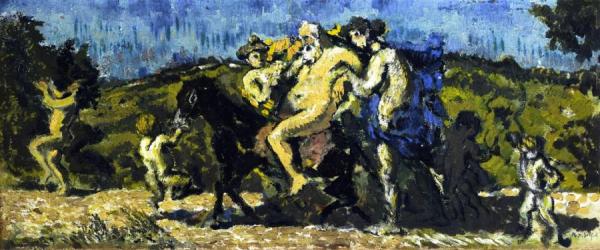 The Drunken Silenus On A Donkey by Ker Xavier Roussel Oil Painting Reproductions