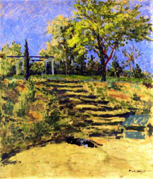 Ker Xavier Roussel The Steps In The Garden