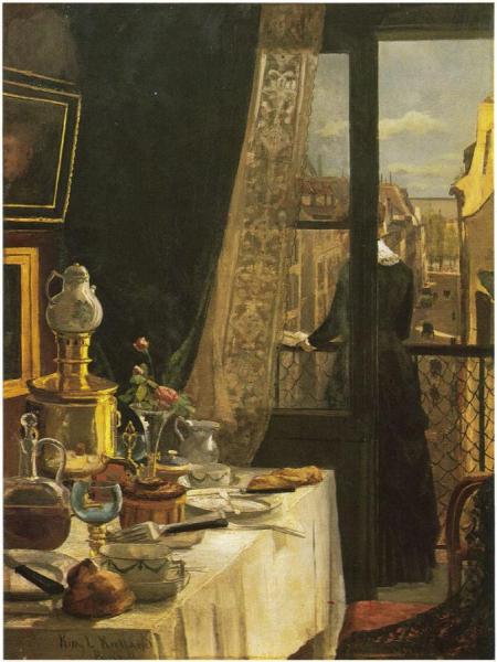 Paris Interior by Kitty Kielland Oil Painting Reproductions