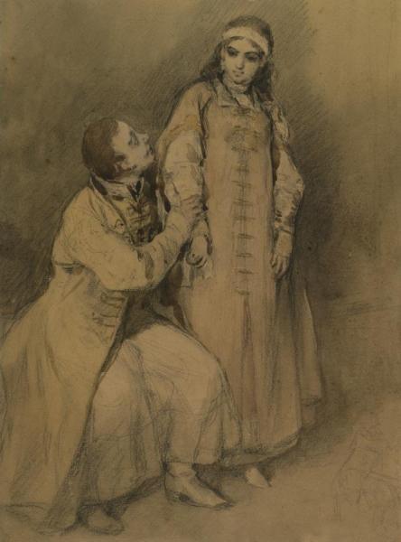 False Dmitry by Klavdi Vasilievich Lebedev