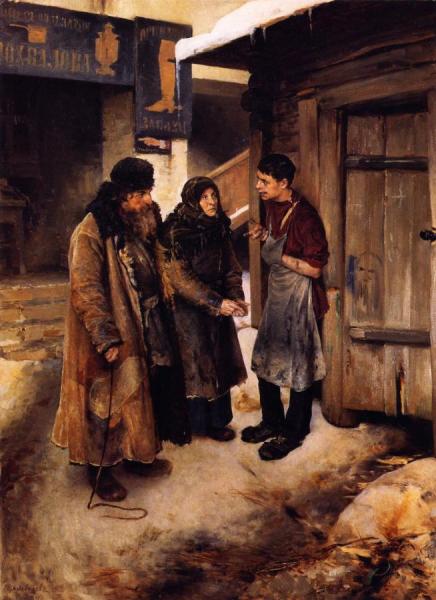 Visiting Their Son by Klavdi Vasilievich Lebedev