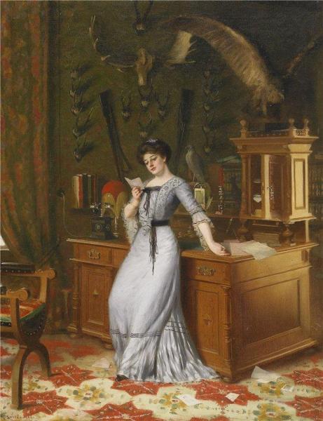 Knut Ekwall Girl With A Letter