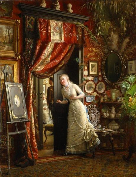 The Proposal by Knut Ekwall Oil Painting Reproductions