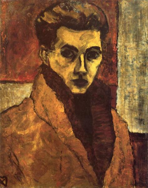 Portrait Of Egon Schiele by Koloman Moser Oil Painting Reproductions