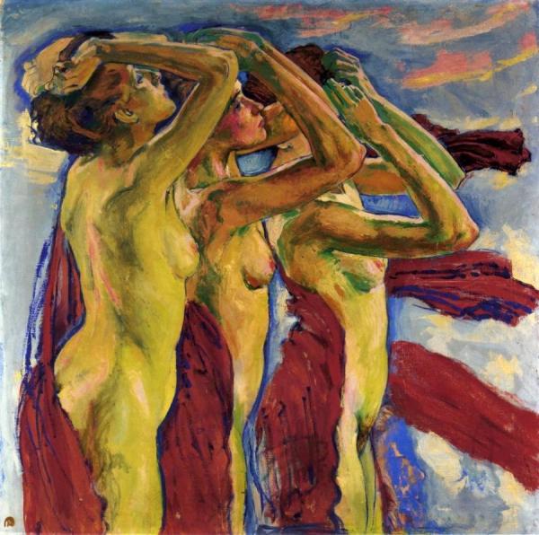The Three Graces by Koloman Moser Oil Painting Reproductions