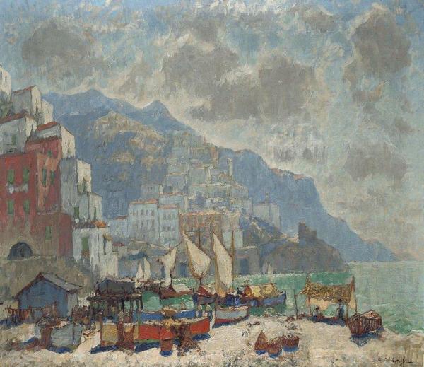 Amalfi In The Morning by Konstantin Gorbatov