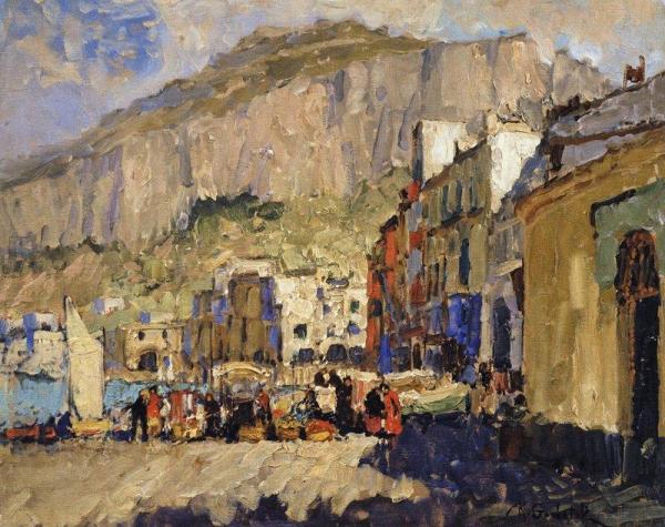 Konstantin Gorbatov Capri. The Harbor