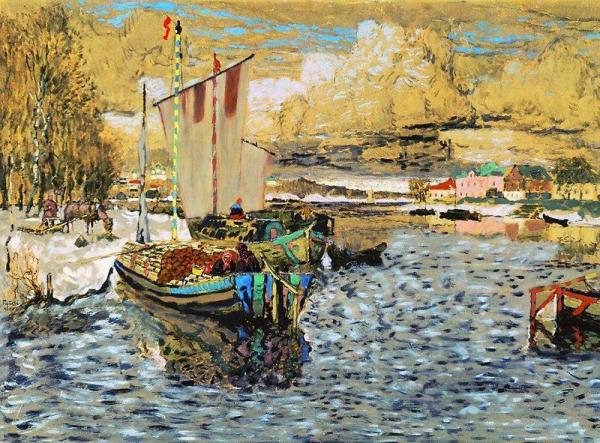 Cityscape by Konstantin Gorbatov Oil Painting Reproductions