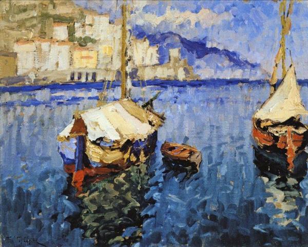 Fishing Boats by Konstantin Gorbatov