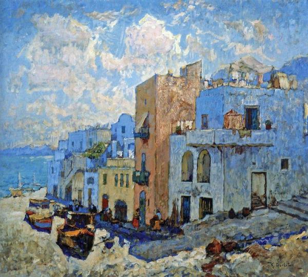 Konstantin Gorbatov Fishing Street, Capri