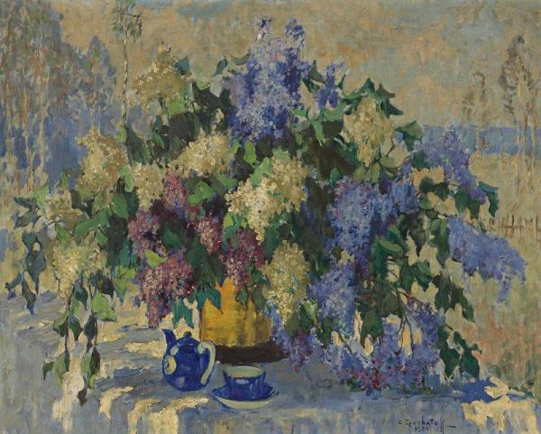 Lilacs by Konstantin Gorbatov