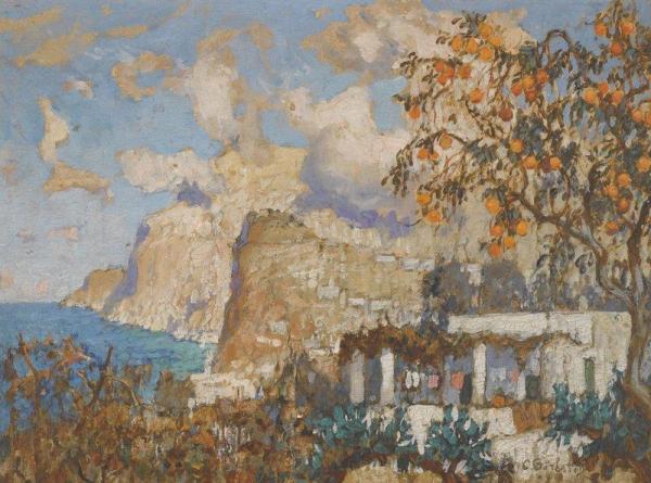 Orange Tree, Capri by Konstantin Gorbatov