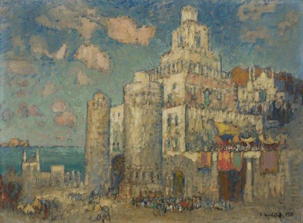 Oriental Town by Konstantin Gorbatov