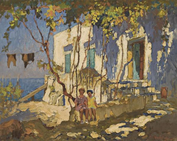 Resting In The Shadow. Capri by Konstantin Gorbatov