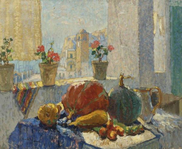 Still Life By The Window, Capri by Konstantin Gorbatov