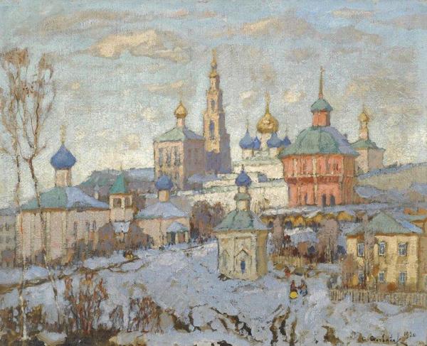 The Novodevichy Monastery by Konstantin Gorbatov