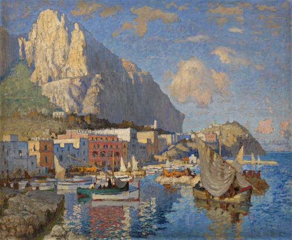View Of Capri by Konstantin Gorbatov