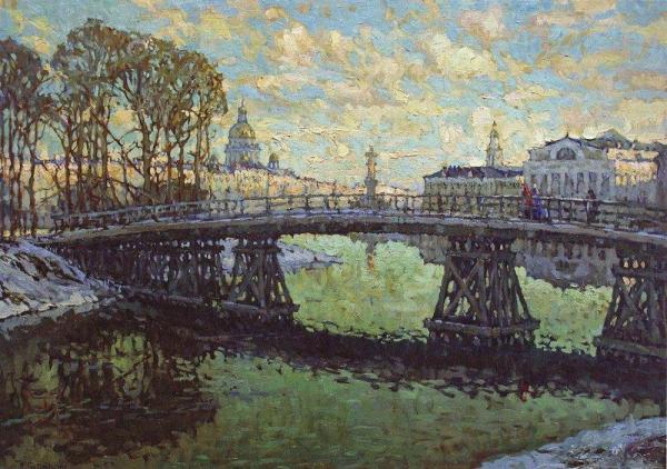 View Of St.isaac's Cathedral by Konstantin Gorbatov