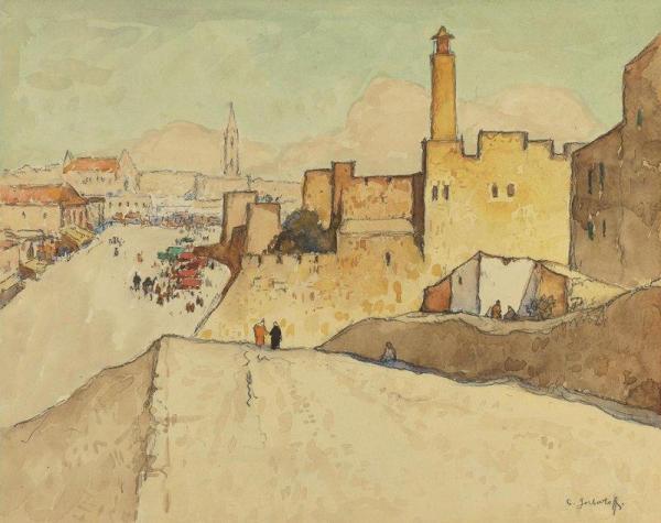 Village Street by Konstantin Gorbatov