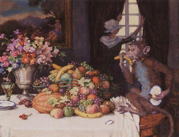 A Greedy Monkey by Konstantin Somov