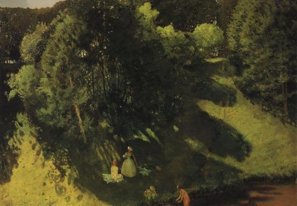Bathers by Konstantin Somov