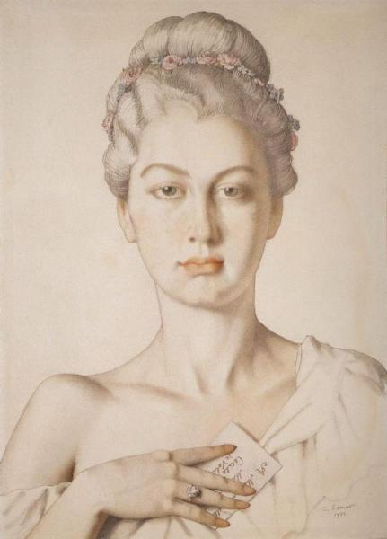 Cecile De Volange by Konstantin Somov