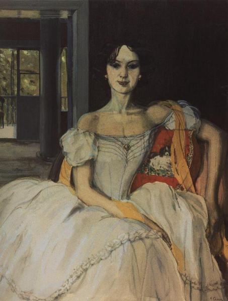 Echo Of Bygone Days by Konstantin Somov