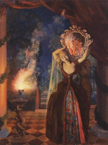 Enchantress by Konstantin Somov