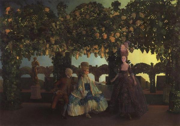 Evening by Konstantin Somov