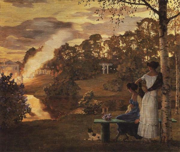 Fireworks by Konstantin Somov