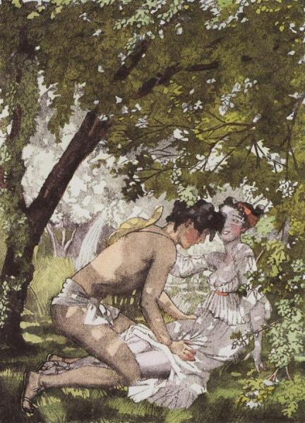 Konstantin Somov Illustration To The Novel "daphnis And Chloe"