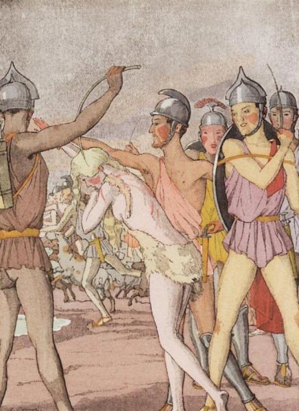 Illustration To The Novel "daphnis And Chloe" by Konstantin Somov