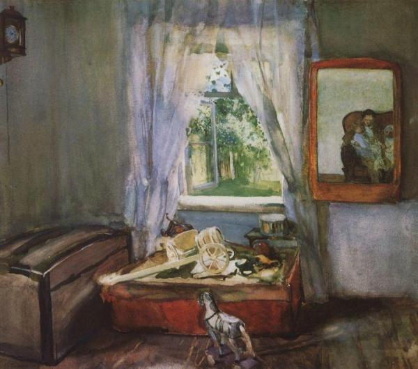 In The Nursery by Konstantin Somov