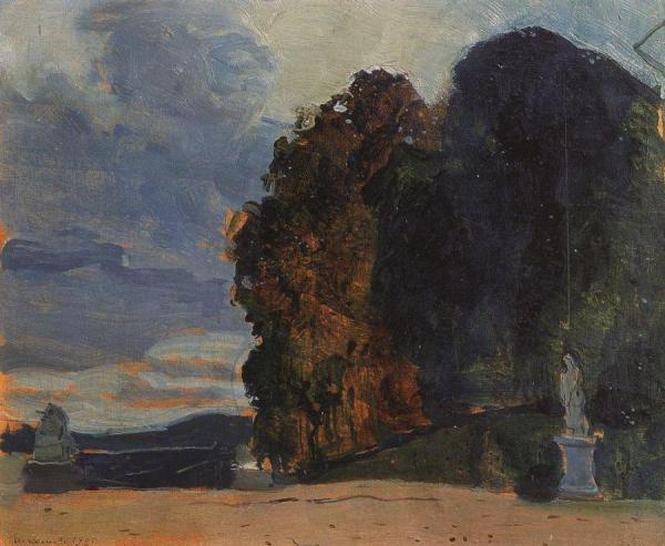 In The Park Of Versailles by Konstantin Somov