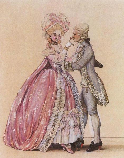Lady And Cavalier by Konstantin Somov