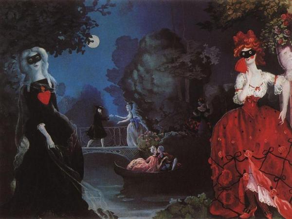 Konstantin Somov Masquerade