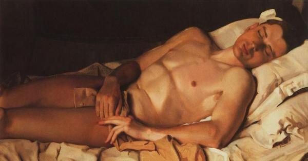 Konstantin Somov Naked Young Man