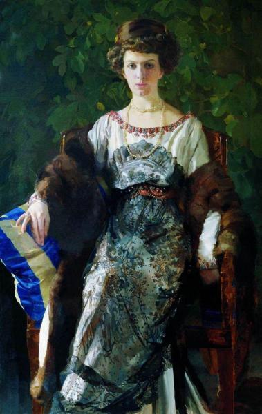 Portrait Of E.p.nosova by Konstantin Somov