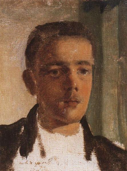 Portrait Of S. Dyagilev by Konstantin Somov